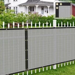 8FT Heavy Duty Fence Privacy Screen Uv Block Mesh For Pool Garden Tarp Home Gray. Fixed Price $59.75.