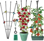2PACK Garden Trellis For Climbing Plants Outdoor & Indoor, 47IN Obelisk Trell.... Fixed Price $30.34.