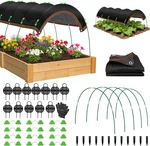 Garden Shade Kit 78.7"X39.4", 70% Black Cloth With Hoops For Plants, Raise. Fixed Price $51.70.