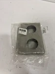 Gate Door Lockbox Double Hole Metal Weldable Steel 6 3/4" 1/2". Fixed Price $15.29.