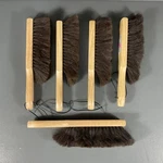 Lot Of 5 - Hdx Light Sturdy Wooden Handle Horsehair Bristle Bench Brush. Fixed Price $44.89.