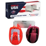 Pit Posse Usa Made Dual Helmet Rack Hanger Aluminum Enclosed Trailer Organizer. Fixed Price $34.95.