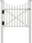 3.8FT X 4.1FT (1 Gate) Zippity Manchester Kit, White Vinyl Picket Fence. Fixed Price $274.99.