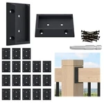 Muzata 20PCS Deck Railing Brackets Connectors Assorted Number Of Itemss. Fixed Price $59.32.