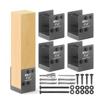 Stainless Steel 4 X (actual: 3.5") Deck Post Base, Anchor Brack.... Fixed Price $168.64.