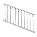 Veranda Stair Rail Kit White Polycomposite Warping Resistant Ft. X 36 In.. Fixed Price $125.10.