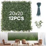 Grass Wall Panels 20 (12 Pack) Uv-protected Artificial Boxwood Hedge.... Fixed Price $126.07.