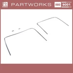 Rear Window Trim Frame For Porsche 911 2.0 2.4 930 Coupe -'79 Chrome Set. Fixed Price $158.24.