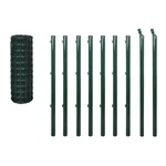 Fence Garden Barrier Metal Wire Mesh Fencing Steel Green Vidaxl. Fixed Price $165.99.