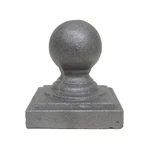 Cast Iron Ball Fence Finial Square Topper Caps - For X 4" Posts. Fixed Price $14.00.