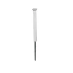 Wambam Fence Post No-dig White Vinyl Uv Protected 39 In. Wind Resistant. Fixed Price $55.76.