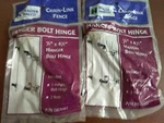 2 Ct Chain Link Fence Hanger Bolt Hinge 5/8 X 4.5" Nip Master Halco. Fixed Price $10.37.