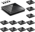 Siedinlar Pyramid Post Caps Waterproof Outdoor 4X4IN, 12 Pack, Black. Fixed Price $26.22.