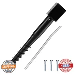 Ladech Premium No Dig Ground Anchor - Diy Screw Stake 27 Inch Fits Standa. Fixed Price $62.50.