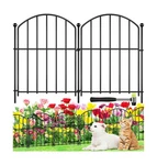 Decorative Garden Fence 17IN (h) X50FT (l), Arched Rustproof Metal No Dig Fen.... Fixed Price $165.02.