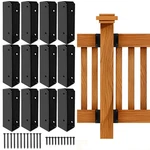 12PCS Deck Railing Connectors,heavy Duty Steel Concealed Brackets Wit.... Fixed Price $92.79.