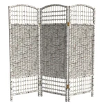 Red Lantern 4 Ft. Short Recycled Newspaper Folding Screen Panels FB-NEWS1-3P. Fixed Price $136.22.