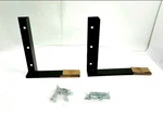 Richelieu Concealed Flat Shelf Bracket 12" Black Pc Set 2,000 Lbs Capacity. Fixed Price $14.99.