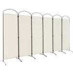 Costway Feet 6-PANELS Freestanding Folding Privacy Screen-white Color:. Fixed Price $175.09.