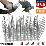 4 Pack Spikes For Pigeons Ft Anti Squirrel Cat Fence Usa. Fixed Price $11.99.