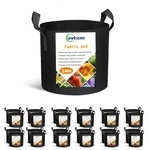 Cavisoo 24-PACK 5 Grow Bags, Heavy Dutty Thickened Gallon, Black. Fixed Price $42.99.