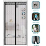 Magnetic Screen Door Retractable Mesh Pet Patio Hands Free Mosquito Magic. Fixed Price $8.99.