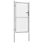 Garden Gate Fence Wall Privacy Screen Galvanized Steel Silver Vidaxl. Fixed Price $157.99.