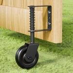 Tibegold 4.3" Heavy Duty Gate Wheel, Black Casters For Outdoor Wooden Ga.... Fixed Price $27.49.