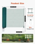 Vevor 3 X 98.4 Ft Temporary Fence With Posts Premium Plastic Mesh Garden Safet. Fixed Price $89.87.