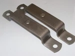 Pair Of Stainless Steel Fence Panel Brackets Post Supports Galvanised 4X4". Fixed Price $8.99.