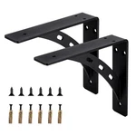 2-PACK Countertop Support Brackets 6"X5"X2", Heavy Duty Steel Metal Floatin.... Fixed Price $26.37.