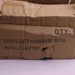 Gate Hardware Kit Metal Black 216519. Fixed Price $29.47.