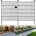 10 Panel Outdoor Dog Fence - 32IN High, No Dig Temporary Garden Fencing. Fixed Price $154.99.