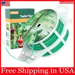 Twist Ties, 656FEET (200M) Green Garden Plant With Cutter,. Fixed Price $11.70.