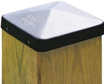 Nuvo Iron Easy-cap Pyramid Post Caps Black (PCP12BLK). Fixed Price $8.99.