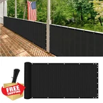 Sekkvy 6'X50' Privacy Screen Fence Mesh 90% Block Black. Fixed Price $64.99.