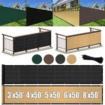 3/4/5/6/8 Privacy Fence Windscreen Garden Yard Mesh Shade Cover X 50FT. Fixed Price $54.89.