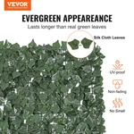 Ivy Privacy Fence, 96 X 72 In Artificial Green Wall Screen, Patio Decor. Fixed Price $70.17.
