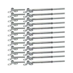 Stainless Steel Cable Railing System KIT,12 Pairs Adjustable Angle Rail.... Fixed Price $143.80.