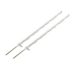 50-PACK 48" Step-in Posts With Clips Reinforced Poly Galvanized Spike. Fixed Price $149.99.