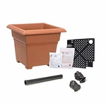 Novelty Earthbox Natural Root And Veg Garden Kit, Square, Terra Cotta Color, 18". Fixed Price $52.79.