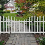 No Dig Zippity Washington 2.5FT X Vinyl Picket Fence Gate Kit, White. Fixed Price $109.99.