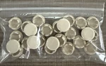 Waymark Tan Vinyl 5/8" Hole Plug 25 Pack! All New!. Fixed Price $19.99.