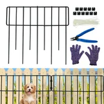 No Dig Animal Barrier Fence Black Protective 13"X12.6" 10 Pack. Fixed Price $46.12.