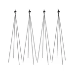 Achla Fleur De Lis Topiary Frame Set Of 4, 78 Inch Wrought Iron Plant Support.... Fixed Price $187.50.
