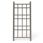 Dura-trel Cottage 28X66 Inch Pvc Vinyl Outdoor Patio Trellis With Anchors, Mocha. Fixed Price $78.99.