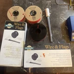 Petsafe 1500 Foot Wire & Flags Boundary Radio Fence Kit PRFA-500 Opened Box. Fixed Price $10.00.