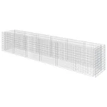 Galvanized Steel Gabion Raised Bed For Outdoor Use Vidaxl. Fixed Price $337.99.