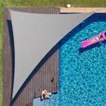 Colourtree Grey Custom Size Triangle Sun Shade Sail Canopy Fabric Outdoor Patio. Fixed Price $144.99.