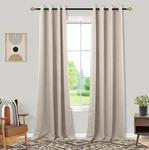 Mrs.naturall Neutral Curtains 84 Inch Length Panels Set For Living... 278. Fixed Price $26.00.